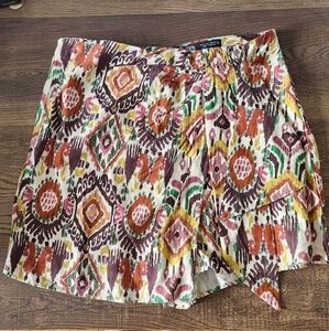 Zara Floral Multicolor Shorts
